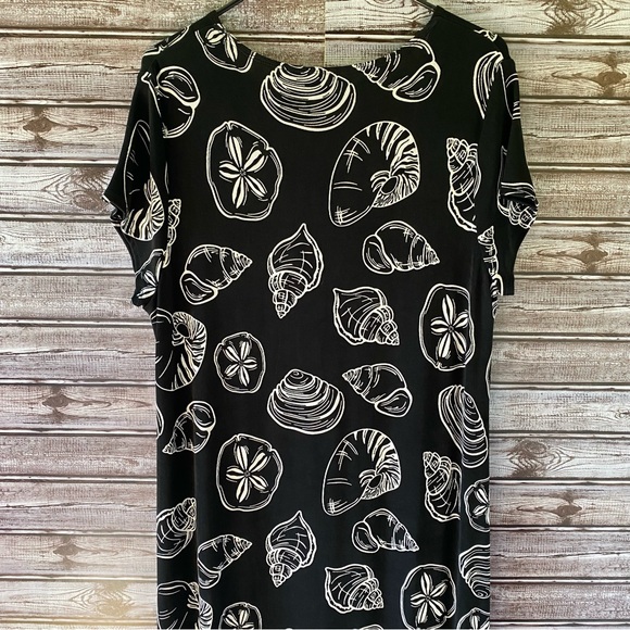 Travelers by Chico's Women's Seashell‎ Print Maxi Dress Size L - Picture 4 of 7